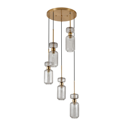 Подвесной светильник Escada 1141/5S E14*60W Smoke фото 4