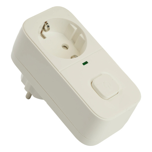 Сетевой фильтр 1-местный с/з STEKKER 250В, 16А, с выключателем, серия Nova, HM81-11-2, белый фото 5