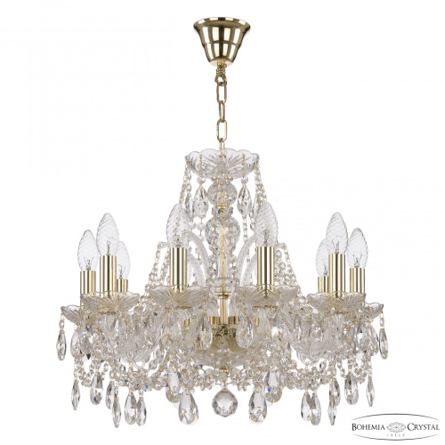 Люстра хрустальная 105/10/165 G Bohemia Ivele Crystal (Богемия Ивеле Кристалл) Люстра хрустальная 105/10/165 G Bohemia Ivele Crystal (Богемия Ивеле Кристалл)