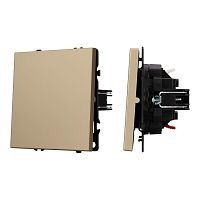 Механизм звонкового выключателя SWT-NOBE-MKR1-SFPL-L-GD (230V, 10A) Arlight 054271