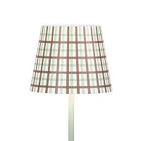 Абажур Poldina d11.5 Brown-green stripes