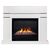 Электрокамин RealFlame Lindelse 26 WT белый с очагом 3D Cassette 630