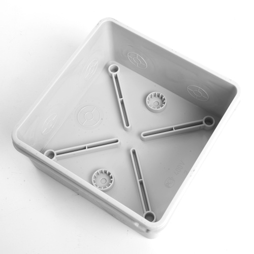 Коробка разветвительная 2х компонентная HF EBX40-48-67, 80*80*40мм, 8 вводов, IP67, серая (GE42435) фото 3