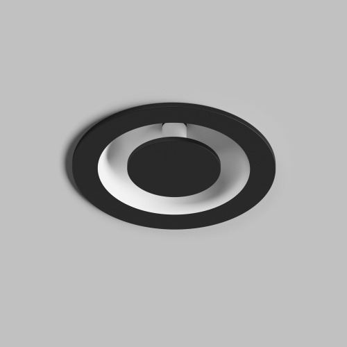 DK2500-BK Встраиваемый светильник, IP 20, 5 Вт, LED 3000, черный, алюминий фото 3 DK2500-BK Встраиваемый светильник, IP 20, 5 Вт, LED 3000, черный, алюминий фото 3