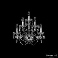 Бра хрустальные 1402B/2+2+1/160 Ni Bohemia Ivele Crystal (Богемия Ивеле Кристалл)