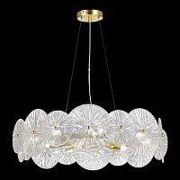 SL1657.203.08 Люстра подвесная ST-Luce Золотистый/Прозрачный E14 8*40W FLERO