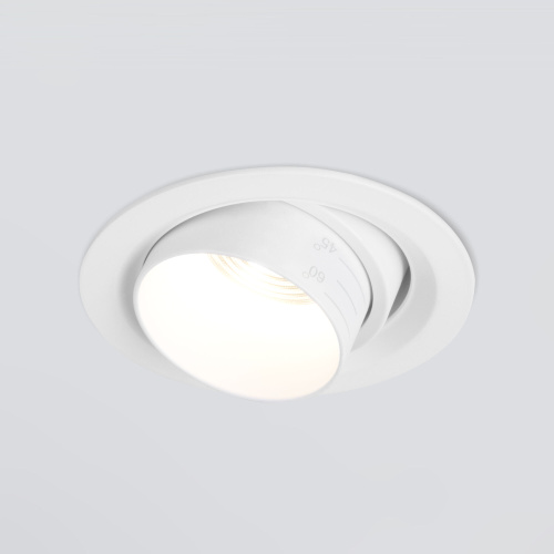 Встраиваемый светодиодный светильник с регулировкой угла освещения 9919 LED 10W 4200K белый фото 3 Встраиваемый светодиодный светильник с регулировкой угла освещения 9919 LED 10W 4200K белый фото 3