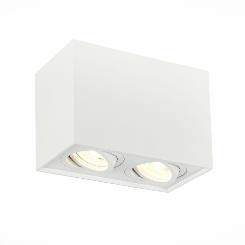 ST109.507.02 Светильник потолочный Белый GU10 2*50W  L181xW100xH123 220V Без ламп Накладные светильники фото 5