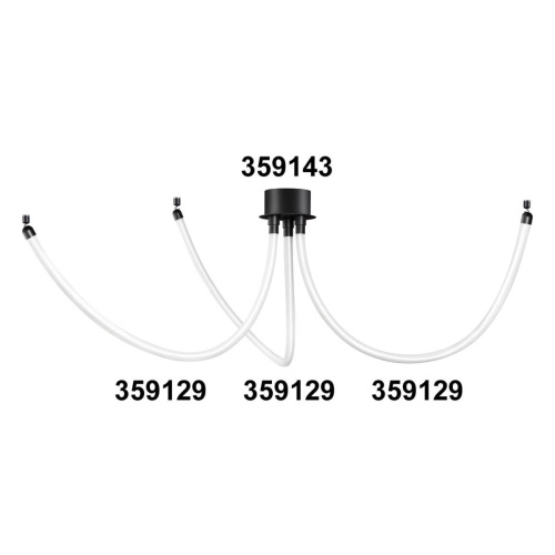 Светодиодный гибкий неон Novotech Konst Ramo 14W/m дневной белый 1 м 359129 фото 5