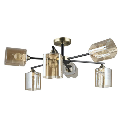 Потолочная люстра Arte Lamp MERCI A4185PL-6BK Потолочная люстра Arte Lamp MERCI A4185PL-6BK