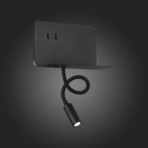 SL1576.401.02 Светильник настенный ST-Luce Черный/Черный LED 2*3W 4000K Настенные светильники фото 6