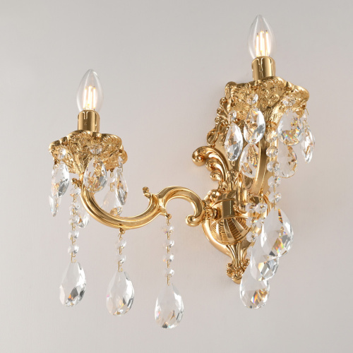 Бра с хрустальными подвесками AL7801B14/2/175 A G Bohemia Ivele Crystal (Богемия Ивеле Кристалл) фото 4