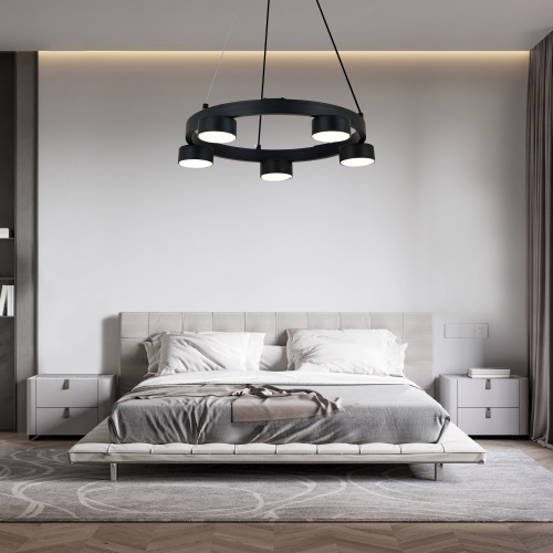 Подвесной светильник Escada 1180/5S GX53*12W Black фото 2 Подвесной светильник Escada 1180/5S GX53*12W Black фото 2