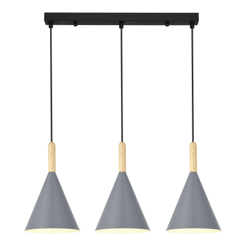 SLE1255-413-03 Светильник подвесной Черный/Серый E27 3*40W ARKET фото 4 SLE1255-413-03 Светильник подвесной Черный/Серый E27 3*40W ARKET фото 4