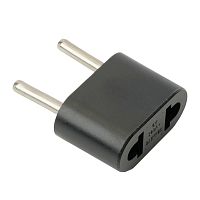 Переходник сетевой STEKKER ADP6-03-20 Tefal б/з 250V, 6A полипропилен, черный