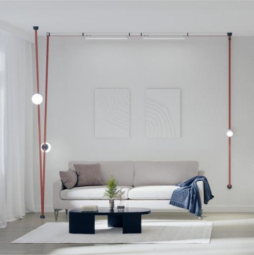 DK5577-WH Cветильник для трека-ремня Belty, серия Linear, со светодиодом, L642*W40*H45мм, 48V DC, 24W, RA90, 120°, 3000K, IP20, белый, алюминий фото 4