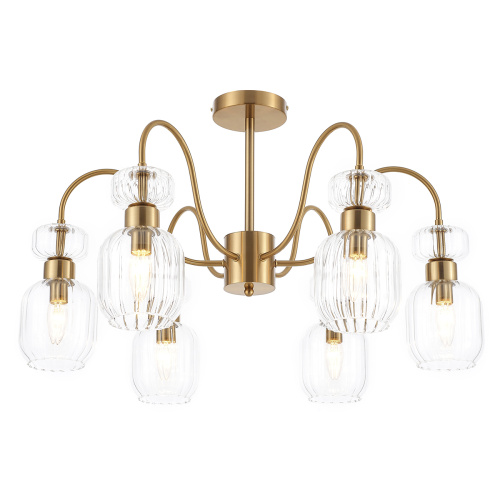 Светильник на штанге Escada 1141/6PL E14*60W Antigue copper/Clear Светильник на штанге Escada 1141/6PL E14*60W Antigue copper/Clear