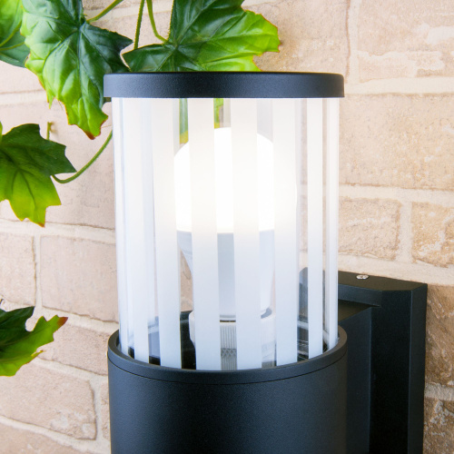 Настенный уличный светильник 1410 Techno чёрный IP54 1410 TECHNO чёрный фото 2