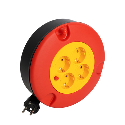 Удлинитель-рулетка STD06-40-30 Standart 4 розетки с/з ПВС 3*1, черный, 16А, IP20, 5м Удлинитель-рулетка STD06-40-30 Standart 4 розетки с/з ПВС 3*1, черный, 16А, IP20, 5м