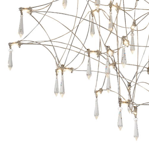 SL6601.102.78 Светильник потолочный ST-Luce Хром/Прозрачный LED 78*0,35W 3000K GRAVETTA фото 3