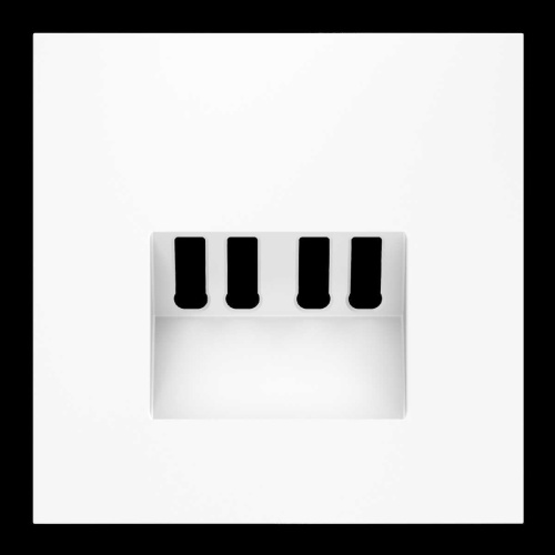 Накладка для розетки акустической 4-местной , S70 (белый матовый) Voltum VLS001502 Накладка для розетки акустической 4-местной , S70 (белый матовый) Voltum VLS001502