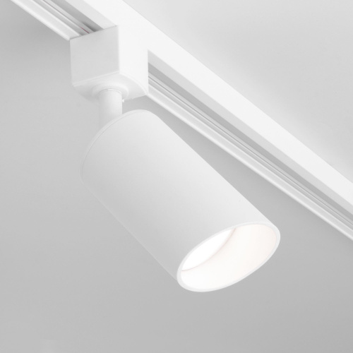 Трековый светильник для однофазного шинопровода Splay GU10 Белый MRL 1006 фото 3