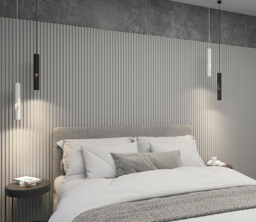 DK4045-BK Подвесной светильник, с декоративным вырезом, IP 20, до 15 Вт, LED, GU10, черный, алюминий фото 5