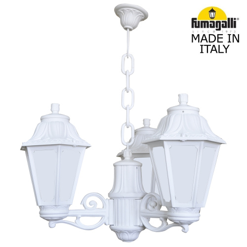 Fumagalli Подвесной уличный светильник FUMAGALLI SICHEM/ANNA 3L E22.120.S30.WYE27 фото 4 Fumagalli Подвесной уличный светильник FUMAGALLI SICHEM/ANNA 3L E22.120.S30.WYE27 фото 4