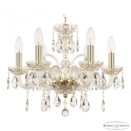 Люстра хрустальная 118/6/141 G Bohemia Ivele Crystal (Богемия Ивеле Кристалл)