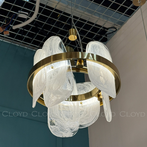 Подвесной светильник Cloyd COLD P1 / Ø30 см - латунь (арт.11516) фото 3