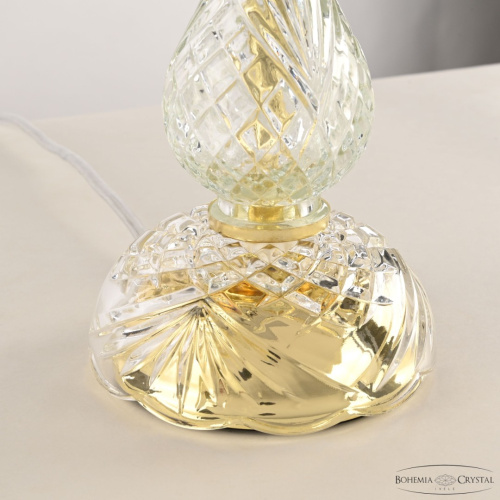 Настольная лампа с хрустальными подвесками 101L/1-27 G Bohemia Ivele Crystal (Богемия Ивеле Кристалл) фото 4 Настольная лампа с хрустальными подвесками 101L/1-27 G Bohemia Ivele Crystal (Богемия Ивеле Кристалл) фото 4