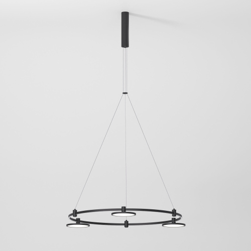 Esthetic Magnetic Шинопровод с тросовыми креплениями Round черный ⌀800 85138/00 фото 2 Esthetic Magnetic Шинопровод с тросовыми креплениями Round черный ⌀800 85138/00 фото 2
