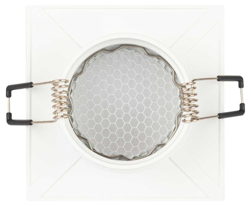 Светильник встраиваемый алюминиевый ЭРА KL110 WH под лампу MR16 GU5.3 белый матовый Б0061529 фото 10