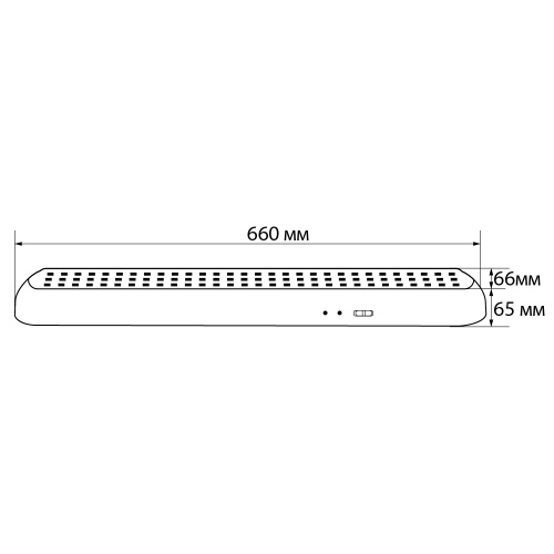 Светильник аккумуляторный, 90 LED AC/DC, белый, EL17 фото 3