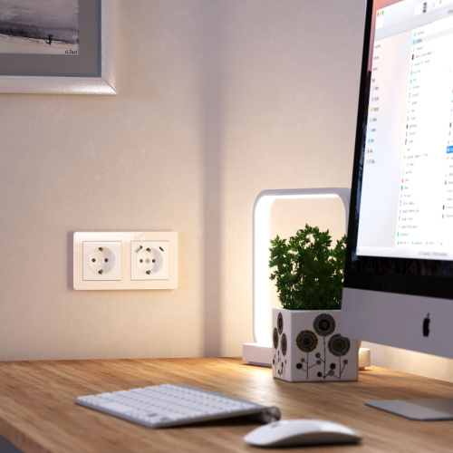 Рамка из акрила на 2 поста Acrylic айвори W0022743 фото 6