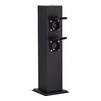 SL9012.415.00 Столб уличный 4 розетки ST-Luce черный 3500W SOCKET