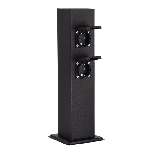 SL9012.415.00 Столб уличный 4 розетки ST-Luce черный 3500W SOCKET