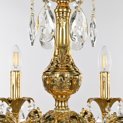 Люстра с хрустальными подвесками AL79101/6/175 B G Bohemia Ivele Crystal (Богемия Ивеле Кристалл) фото 2