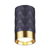 4287/1C HIGHTECH ODL22 329 черный/золотистый/металл Потолочный светильник IP20 LED GU10 max 10W AD ASTRUM