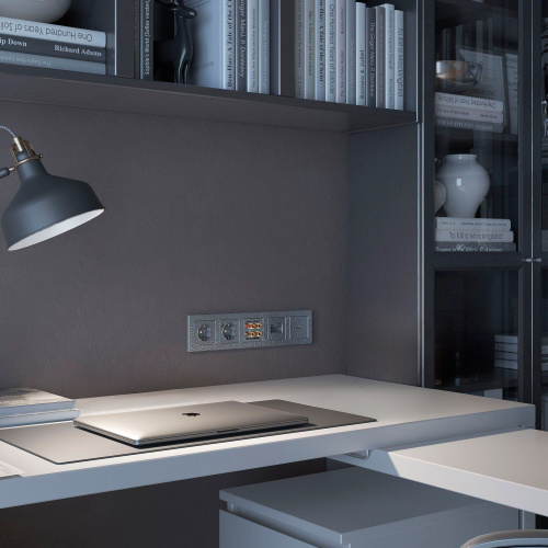 Акустическая розетка (Hammaer серебряный) W1285006 фото 3