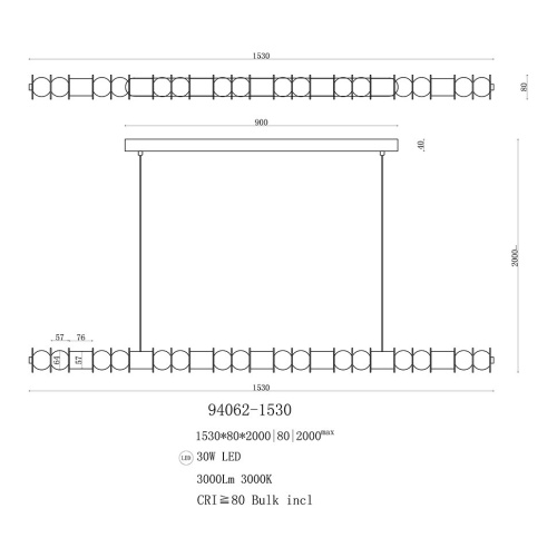 Подвесной светильник Nocturna FL1198-15P фото 5