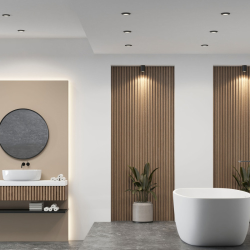 Влагозащищенный светильник Denkirs FACET | ФАСЭТ DK3016-BK фото 6