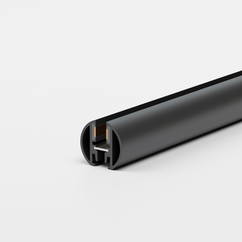 Mini Magnetic Шинопровод накладной Round черный 2м 85165/00 фото 6