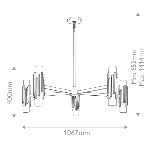 Люстра Elstead Lighting, Арт. MARVELE10-AB-OPAL фото 7