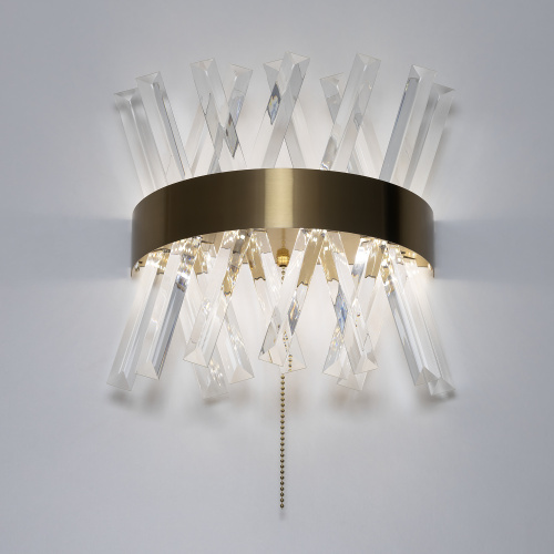 Citilux Ричард CL336313 LED Бра хрустальное с выключателем Бронза фото 8 Citilux Ричард CL336313 LED Бра хрустальное с выключателем Бронза фото 8