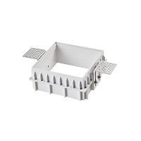 214510 Рамка скрытого монтажа DOMINO QUAD МR16 в гипсокартон/бетон под шпаклевку БЕЛЫЙ