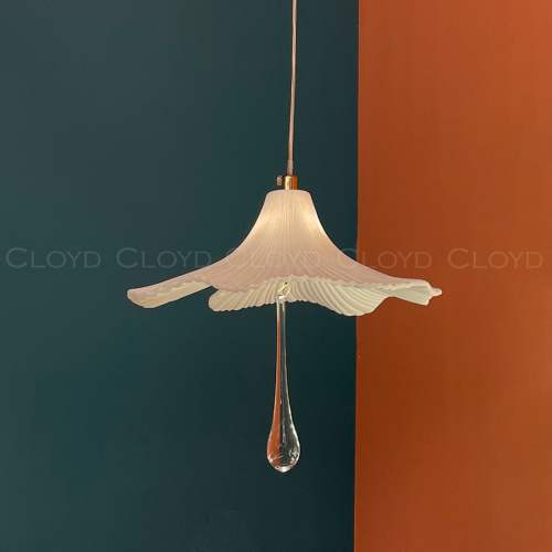 Подвесной светильник Cloyd SHANGRILA P1 / Ø16 см - керамика - золото (арт.11467) фото 2