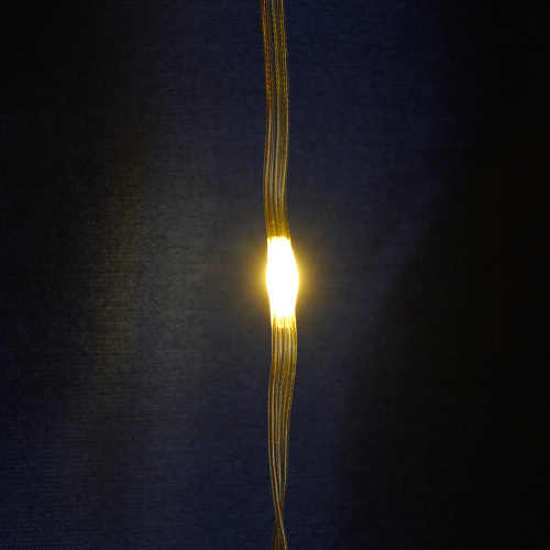 Светодиодная гирлянда Feron CL28 занавес Водопад  3*3м  + 3м 230V 2700K с контроллером, c питанием от сети, белый шнур фото 6