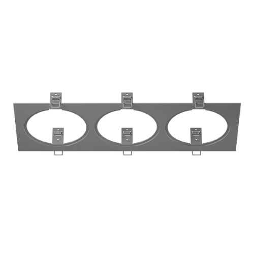 217839 Рамка INTERO 111 Triple QUADRO СЕРЫЙ 217839 Рамка INTERO 111 Triple QUADRO СЕРЫЙ
