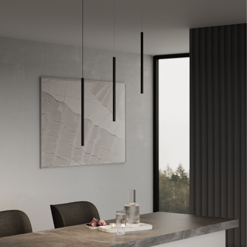 Подвесной светодиодный светильник Flinn 4W 4000К черный 50263 LED фото 2